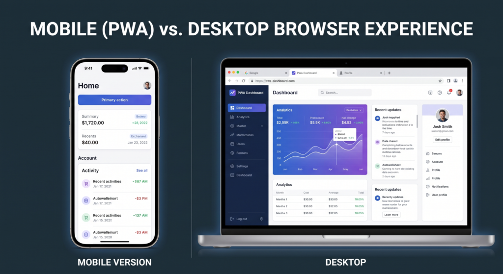 stake mobile vs desktop version